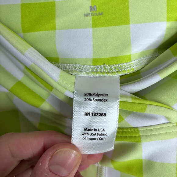 Year of Ours Gingham Veronica Leggings Size M EUC - Picture 7 of 8